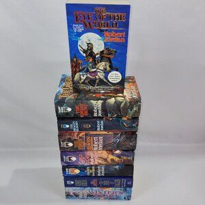 Wheel of Time Robert Jordan 9 Fantasy Softcover Book Lot Novel